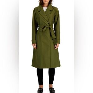 NWOT- Alfani's Olive petite belted trench jacket​